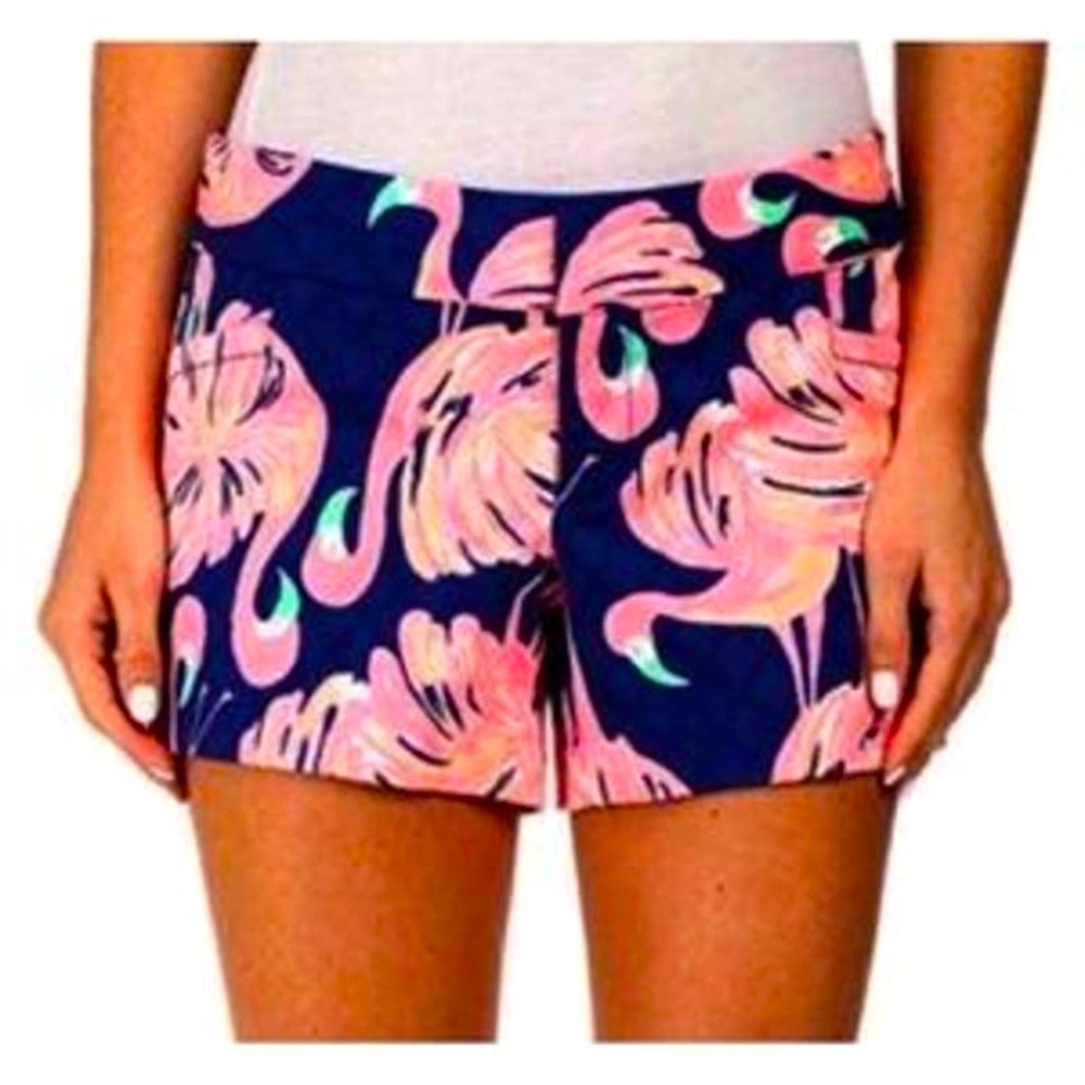 Lilly Pulitzer Pink Flamingo Gimme Some Leg shorts
Sz 0